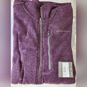 EDDIE BAUER Eggplant MT Quarter Zip Convector 2.0 HZ NWT Size 3XLT